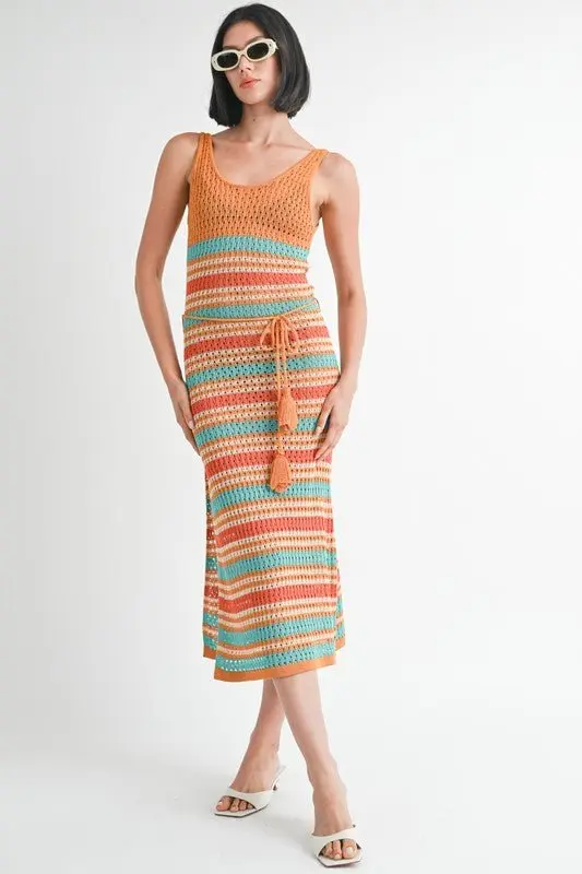 Alyssa Crochet Maxi Dress online